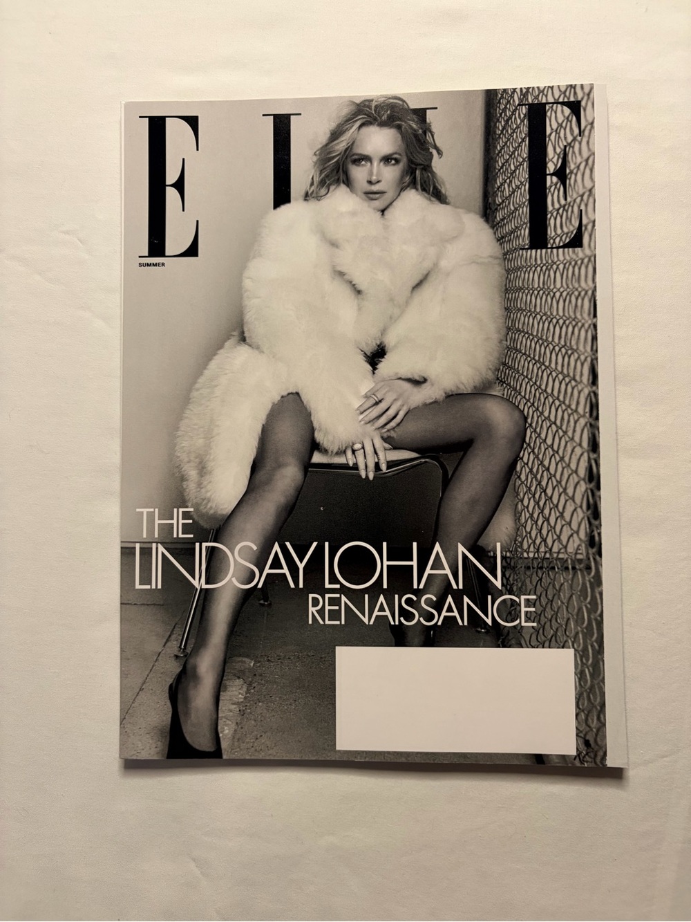 Elle Lindsay Lohan “The Renaissance” Issue Summer 2025 Magazine